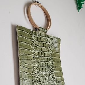 Nile Crocodile vegan leather Tote 🐊
